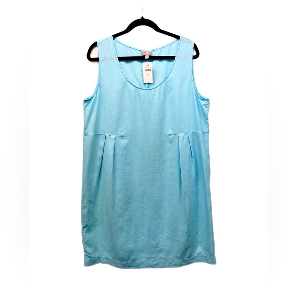 J. Jill Light Blue Sleeveless Dress